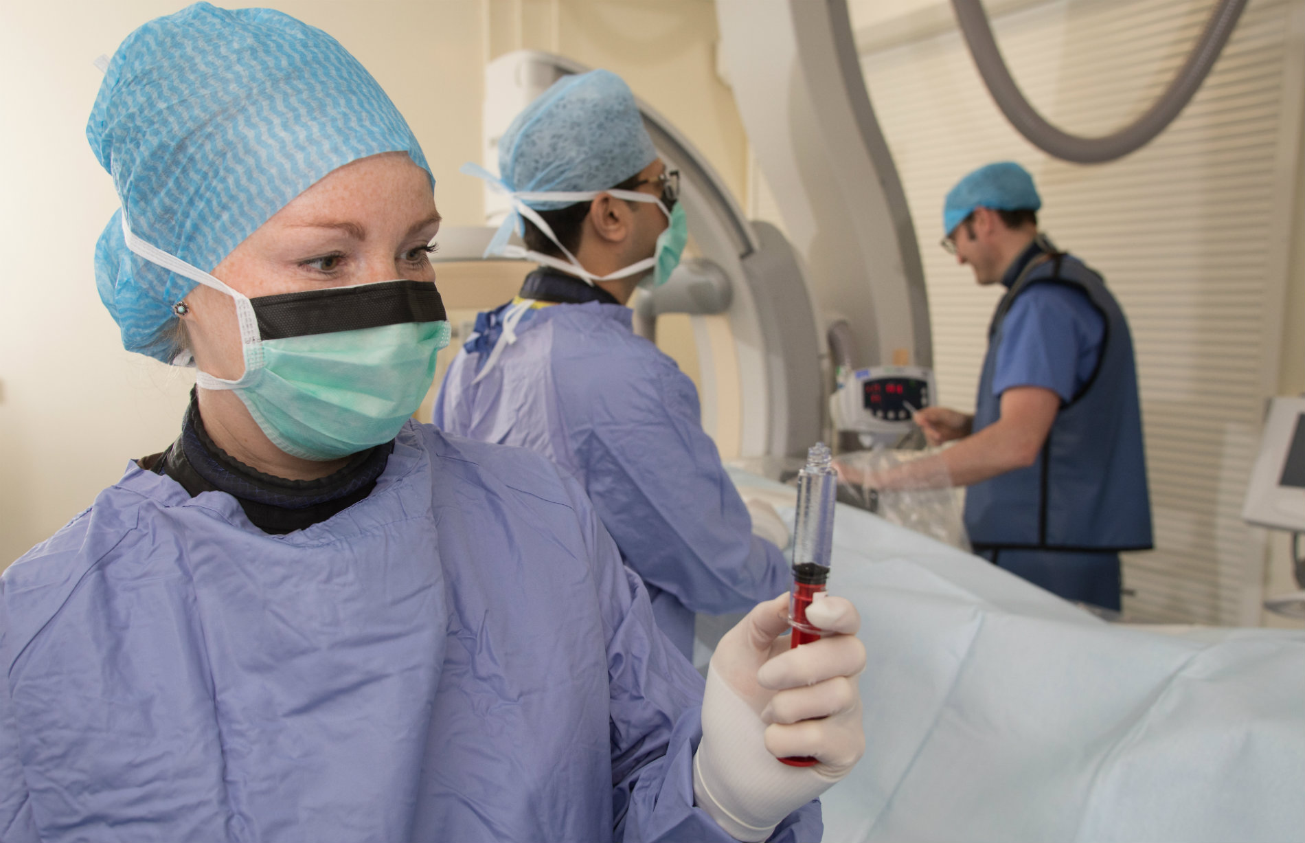 Interventional radiology in action