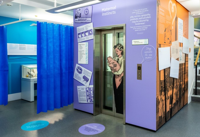 A view of the exhibition from the entrance