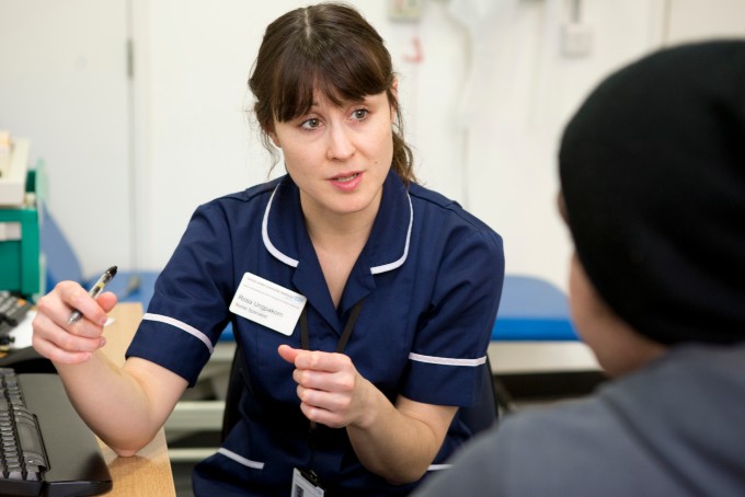 Rosa Ungpakorn at work at Westminster Homeless Health Service