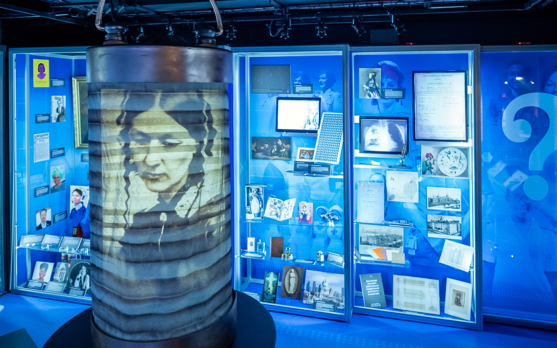 A scene from the bicentenary exhibition at the Florence Nightingale Museum in London
