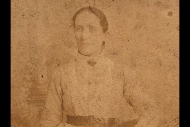 Portrait of Eliza Jane Lillington, a nursing student who trained at Cardiff Infirmary in 1887