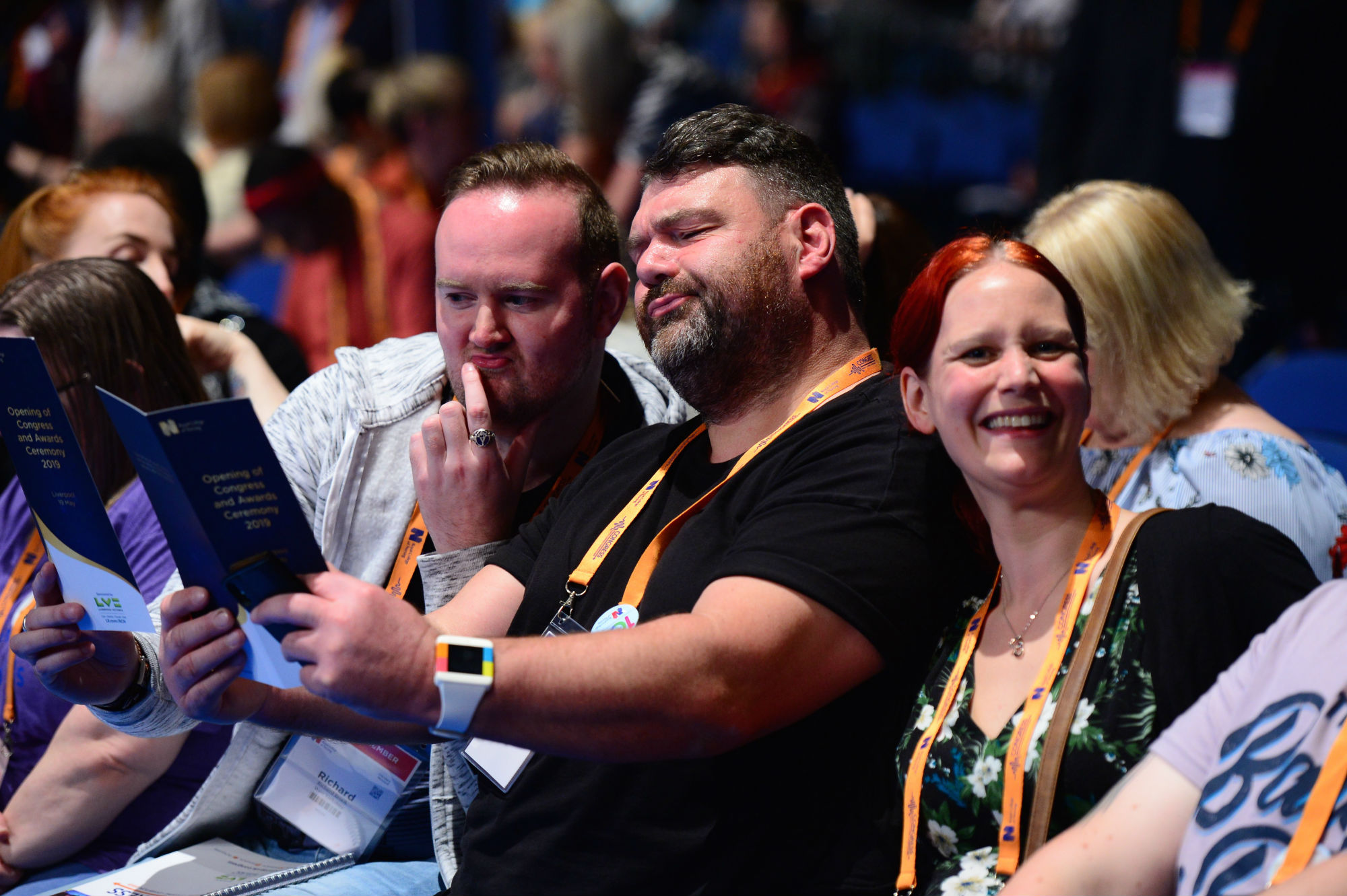 Delegates at the opening ceremony