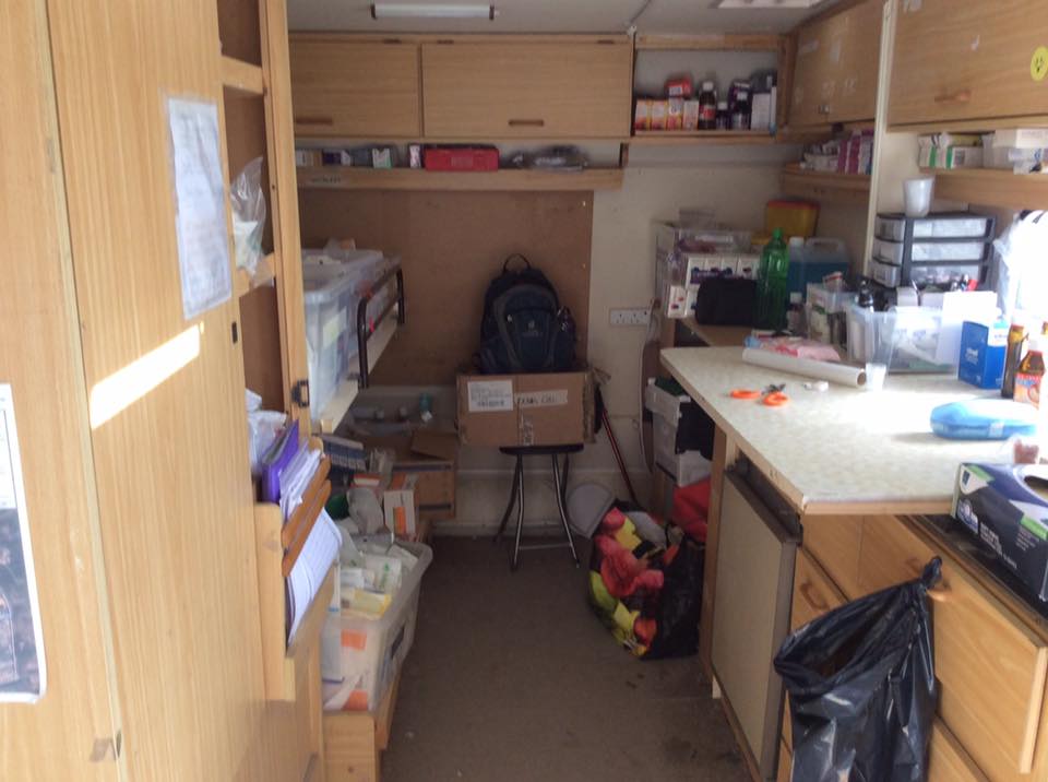 Calais caravan