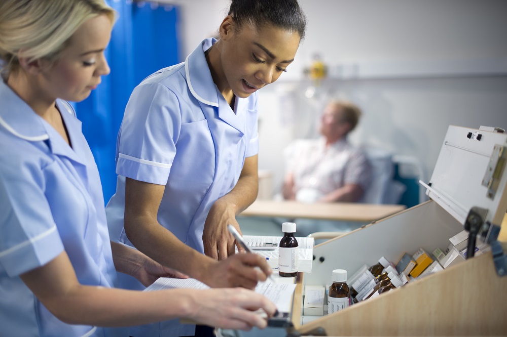 nurses working