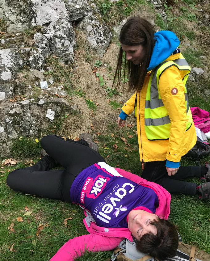 First aid practice