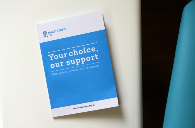 Front cover of Mare Stopes booklet reads 'Your choice, our support'