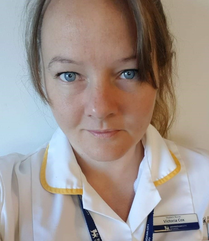 Newly qualified nurse Victoria Cox