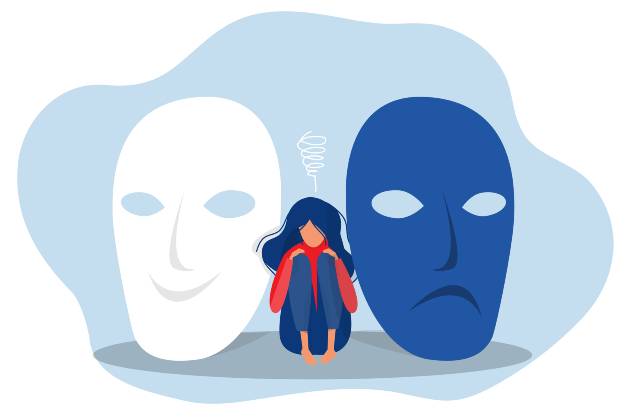 Happy sad masks
