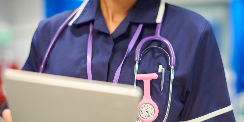 Nurse in hospital setting