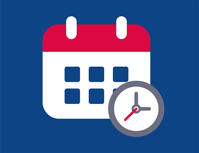 Graphic image of a calendar