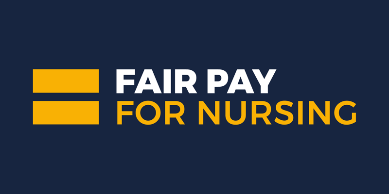 RCN Fair Pay For Nursing logo