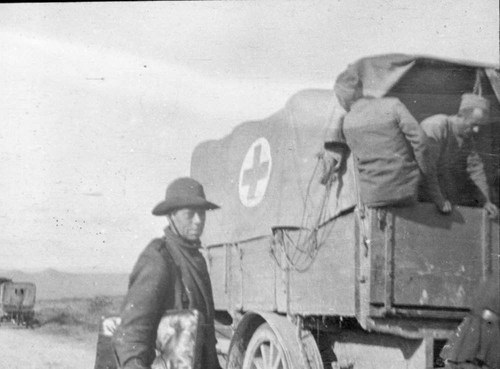Red Cross ambulance with the Scottish Women’s Hospitals group, Romania.