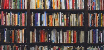 Rows of books