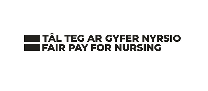 Fair Pay for Nursing bilingual logo Fair Pay for Nursing bilingual logo