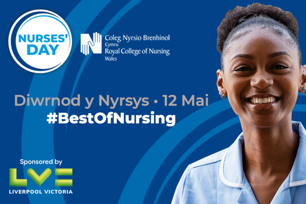 Nurses Day 2022 graphic Welsh Nurses Day 2022 graphic Welsh