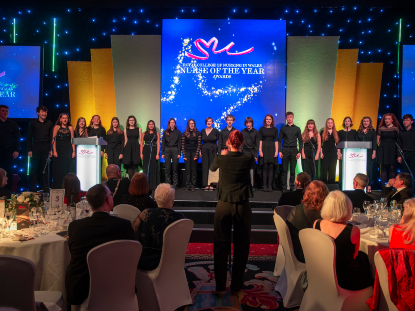 Choir perform at awards @Model.StoryImage.Alt