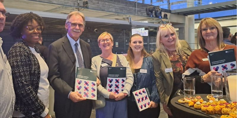 Attendees at the launch of RCN Wales 2026 election manifesto